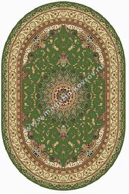 BUHARA_d027, 2,4*3,3, OVAL, GREEN